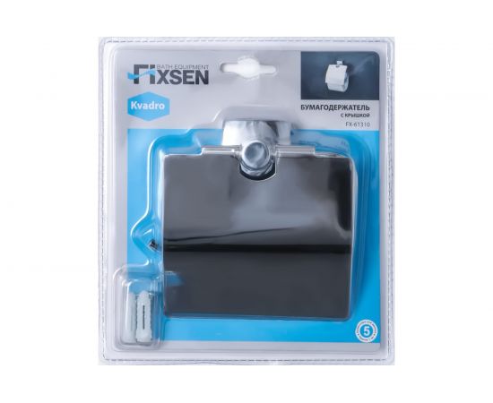 Бумагодержатель с крышкой FIXSEN KVADRO 61310 – изображение 3
