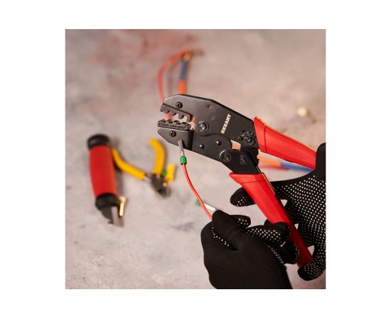 Кримпер для обжима штыревых наконечников 6.0-10.0 - 16.0 мм2 REXANT HT-301 S 12-3019 – изображение 2