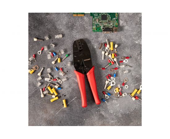 Кримпер для обжима штыревых наконечников 6.0-10.0 - 16.0 мм2 REXANT HT-301 S 12-3019 – изображение 3