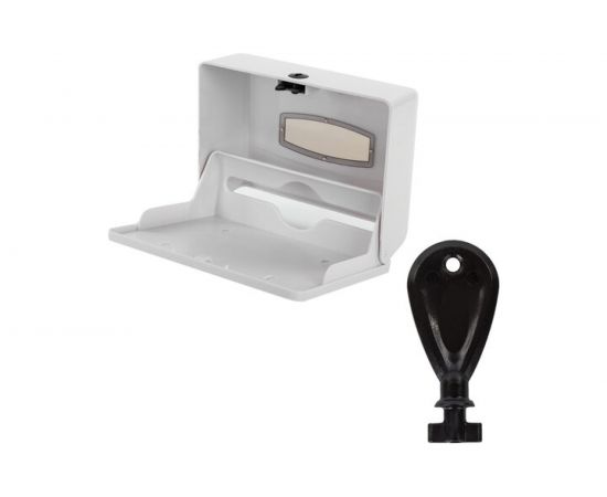 Диспенсер для полотенец ЛАЙМА PROFESSIONAL Система H2, Interfold, малый, белый, ABS-пластик 606678 – изображение 7