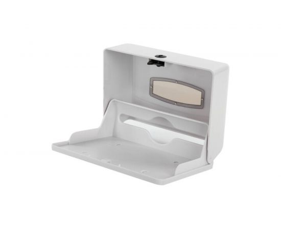 Диспенсер для полотенец ЛАЙМА PROFESSIONAL Система H2, Interfold, малый, белый, ABS-пластик 606678 – изображение 9