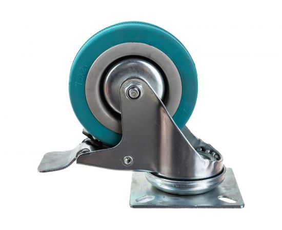 Колесо аппаратное поворотное с тормозом Longway SCgb 93 