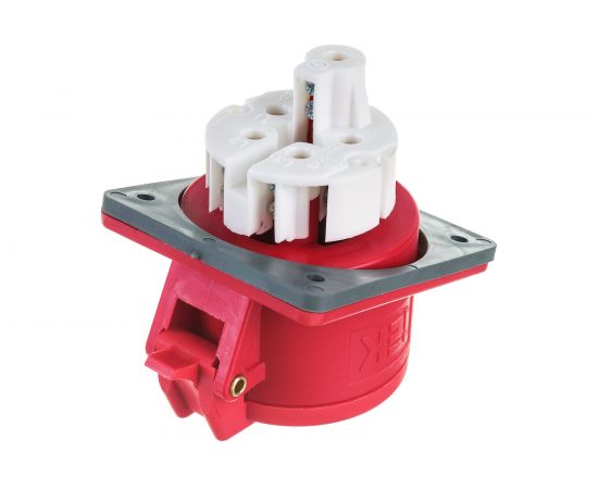 Встраиваемая розетка IEK ССИ-415 16А-6ч/200/346-240/415В 3Р+PЕ+N IP44 MAGNUM PSN42-016-5 