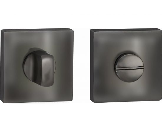 Квадратная завертка к ручкам PUERTO черный никель INBK AL 03 BN 