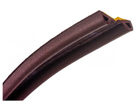 Самоклеящийся уплотнитель для окон и дверей KRASS Р10 коричневый Лк-00002362 – изображение 2