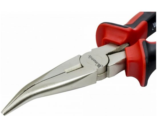 Изогнутые никелированные длинногубцы 180 мм MATRIX NICKEL 17422 – изображение 2