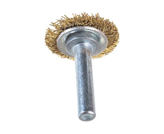 Щетка плоская со шпилькой 30 мм для дрели КЕДР 146-0030 208021 – изображение 3