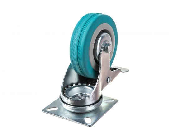 Колесо аппаратное поворотное с тормозом Longway SCgb 93 – изображение 3