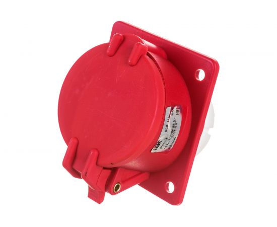 Встраиваемая розетка IEK ССИ-415 16А-6ч/200/346-240/415В 3Р+PЕ+N IP44 MAGNUM PSN42-016-5 – изображение 3