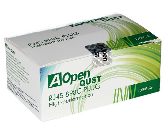 Коннектор AOpen/Qust RJ-45 8P8C CAT 5Е упаковка 100 шт. Aopen ANM005-1/100 – изображение 3