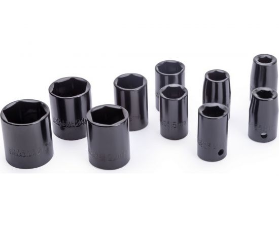 Набор торцевых головок (10-27 мм; 1/2""; 10 шт.) Foxweld AERO 5751 – изображение 4