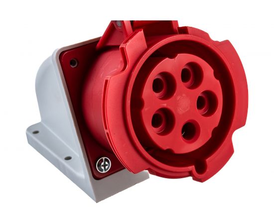 Настенная розетка PCE 32А 400V 3P+N+E IP67 1252-6 – изображение 5