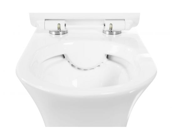 Подвесной безободковый унитаз BelBagno ANCONA BB1224CHR-SM – изображение 7