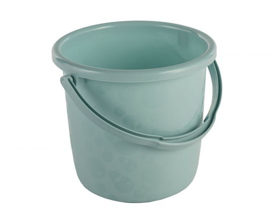 Ведро Элластик-Пласт Люкс 12 л, бледно-бирюзовое ЭП 901192 