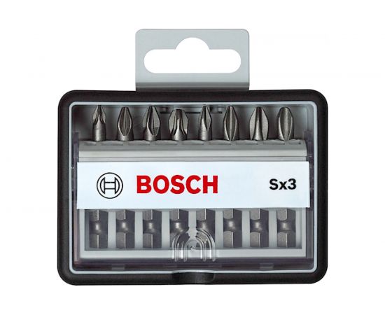 Набор бит (8 шт) Robust Line Sx3 XH Bosch 2607002558 