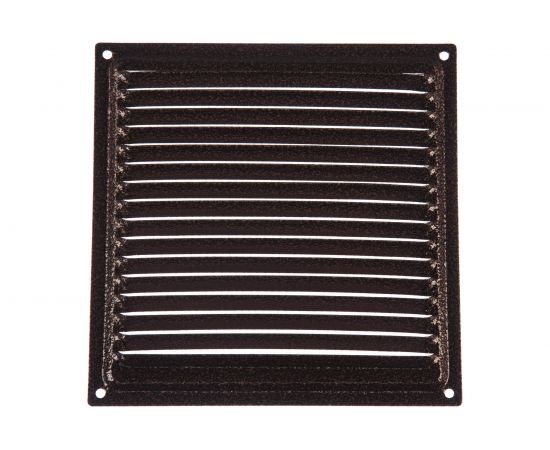 Решётка металлическая с сеткой (175 x 175 мм; медная) Эвент ВРС 