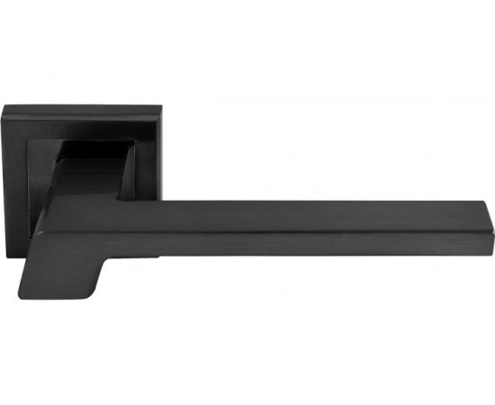 Дверная ручка НОРА-М 111К AL черный 17224 