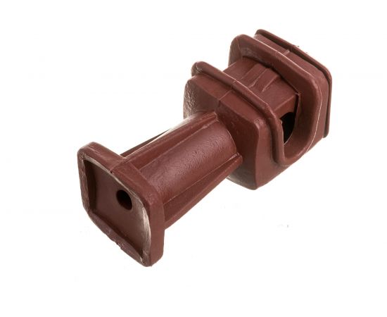 Держатель круглого проводника EZETEK 6-8мм коричневый, высота 36мм, пластик 91003 – изображение 2
