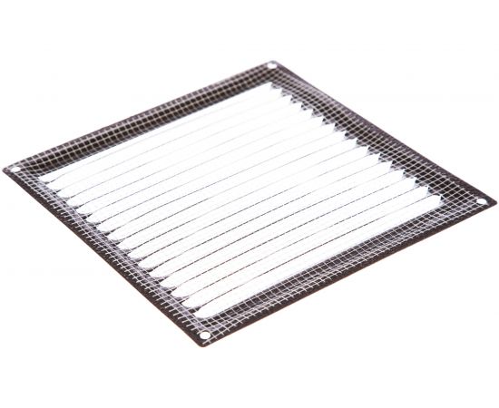 Решётка металлическая с сеткой (175 x 175 мм; медная) Эвент ВРС – изображение 2