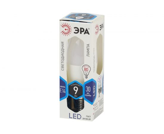 Светодиодная лампа ЭРА LED B35-9W-840-E14 диод, свеча, нейтр Б0027970 – изображение 3