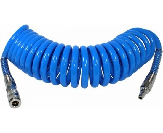 Шланг спиральный воздушный с быстросъемными соединениями (8х12 мм; 5 м) Русский Мастер РМ-70112 
