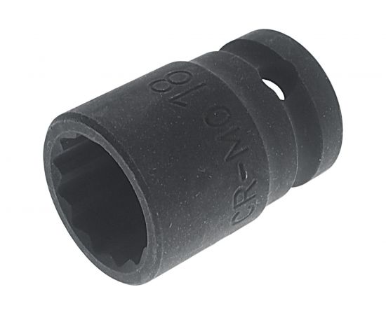 Головка торцевая ударная 12-гранная (1/2""; 18 мм; 38 мм) JTC 443918 – изображение 2