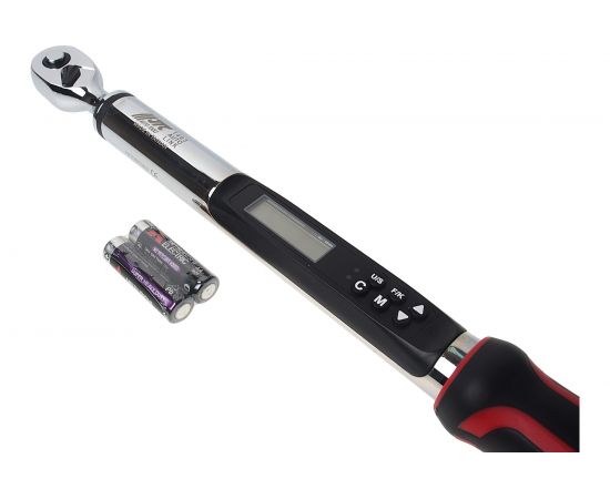 Ключ динамометрический 3/8"" с цифровой индикацией, усилие затяжки 7-135Nm JTC 1463 – изображение 2
