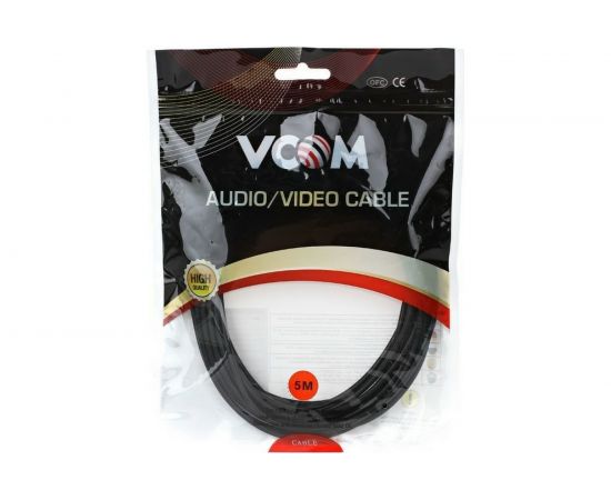 Удлинительный кабель VCOM 3.5 Jack /M/ - 3.5 Jack /F/, стерео, аудио, 5.0м VAV7179-5M – изображение 3