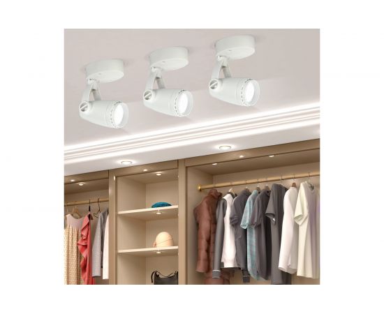 Накладной светильник ЭРА OL5 GU10 WH белый Б0044271 – изображение 7