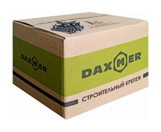 Саморез по дереву Daxmer ГКД черный 3.5х32, 15 кг, короб 332765 – изображение 2