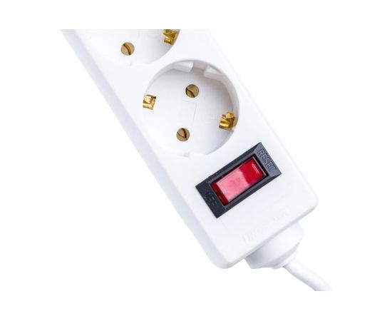 Сетевой фильтр ExeGate SP-5-1 5W 1,5м защита от перегрузки выключатель с подсветкой белый 266863 – изображение 3