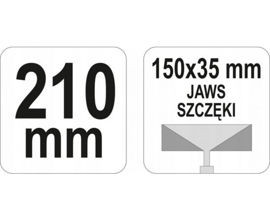 YATO Щипцы для формирования профилей 210мм 150x35 YT-5142 – изображение 3