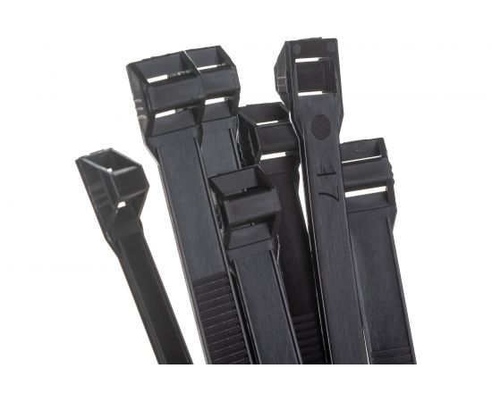 Полиамидные стяжки FORTISFLEX КСУ 9х180 черный 100 штук 53755 – изображение 5