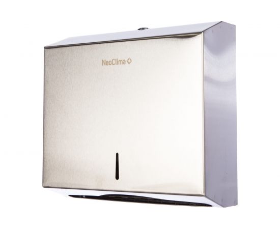 Диспенсер для бумажных полотенец Neoclima D-M1 нержавеющая сталь 34247 