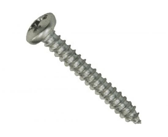 Шуруп с полукруглой головкой Метизный двор 6,3x 25 оцинкованный DIN 7981, 100 шт. 4690441025715 
