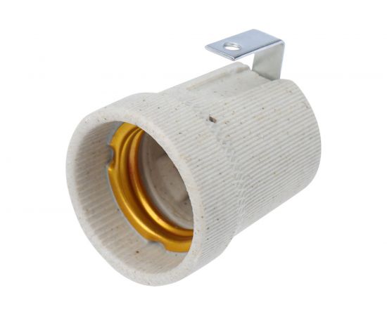 Патрон REXANT керамический E27 с держателем 11-8867 