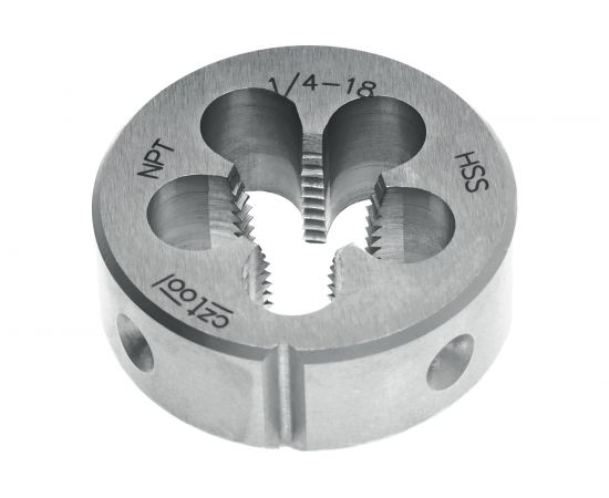 Плашка Bucovice Tools коническая NPT 1/4" -18 HSS 38x14мм 430140 