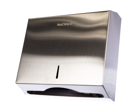 Диспенсер для бумажных полотенец Neoclima D-M1 нержавеющая сталь 34247 – изображение 2