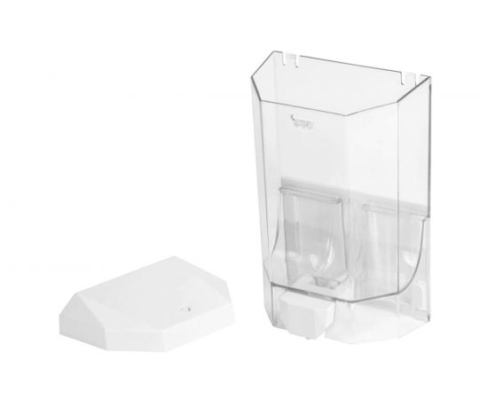 Диспенсер для жидкого мыла ЛАЙМА PROFESSIONAL ORIGINAL, НАЛИВНОЙ, 1 л, прозрачный, пластик 605773 – изображение 2