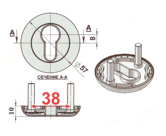 Ключевина CRIT Кл- 6438 Лб 00295 – изображение 2