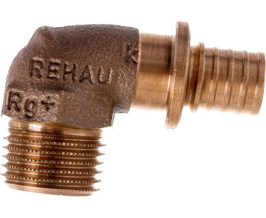 Угольник-переходник Rehau Н 16 1/2 бронза RX+ 14563471001 – изображение 2