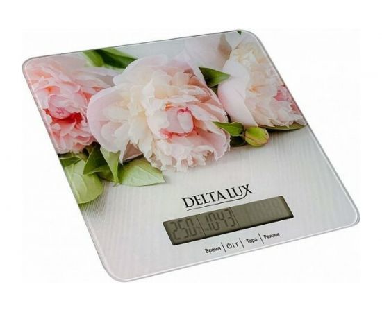 Настольные электронные весы Delta LUX DE-006KE, цветы, 10 кг Р1-00009166 – изображение 3