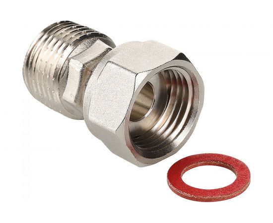 Прямой полусгон с накидной гайкой VALTEC 1/2x1/2 VTr.613.N.0404 