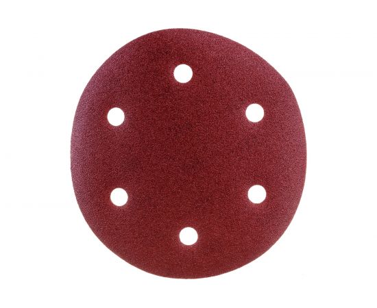 Круг шлифовальный (5 шт; 225 мм; P80; 6 отверстий) АЯ-ТЕХ 4603809587039 