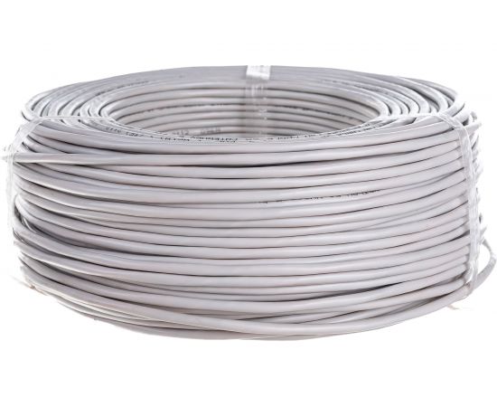 Кабель NETLAN U/UTP 2 пары, категория 5, 100м EC-UU002-5-PVC-GY-1 – изображение 2