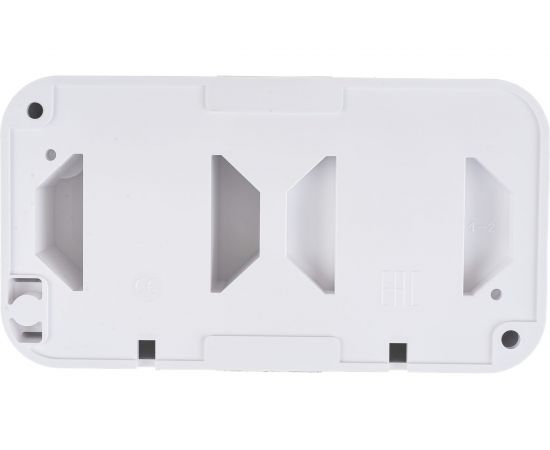 Блок Bylectrica 2 выключателя + розетка с заземляющим контактом ОУ IP54, серия ПРАЛЕСКА АКВА, белый, 2В-РЦ-659 – изображение 3