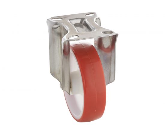 Колесо неповоротное с подшипником скольжения (125х35 мм; 220 кг; полиуретан/полиамид) Tellure Rota 605703 – изображение 4