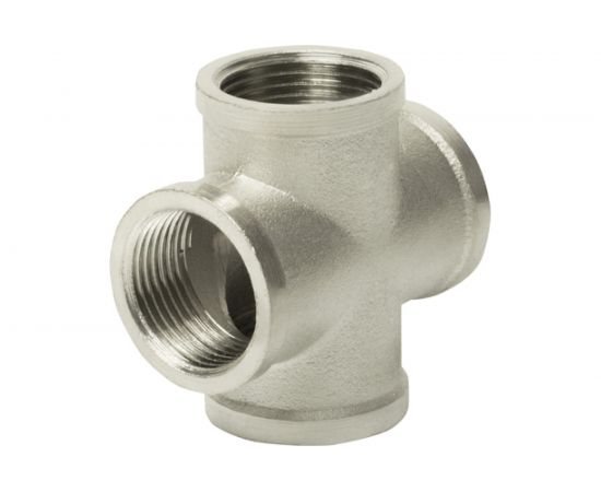 Крестовина VRT 3/4"", внутренняя/внутренняя/внутренняя/внутренняя, никель 1945-20202020 523635 – изображение 5