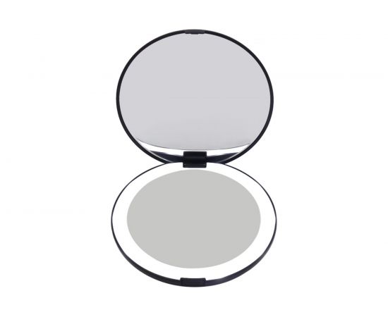 Складное зеркало с LED подсветкой Camelion черный, 1х/5х, 4хCR2032, двойное M146-SL 13001 – изображение 5