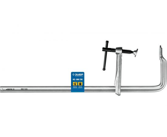 Струбцина ЗУБР КС-500/120 тип F, 500/120 мм 32157-120-500 – изображение 6